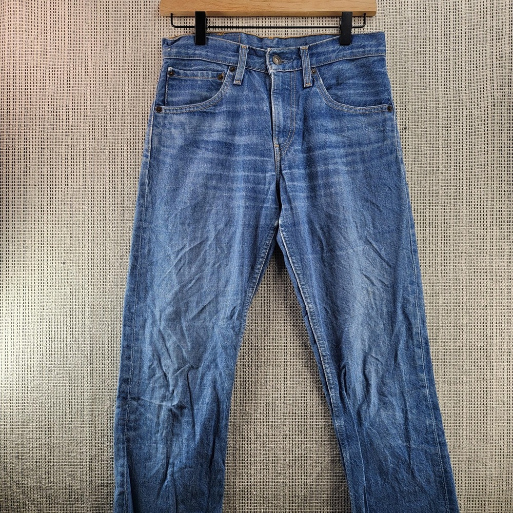 Levis 527 Jeans‎ Mens 28x32 Medium Wash Blue Regular Fit Straight Denim Pants